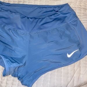 blue nike shorts